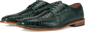 Stacy Adams Men's Gabardo Bike Toe Lace Up Oxford, Green, 9.5