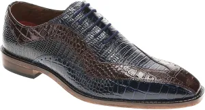 Stacy Adams Men's Tallero Lace Up Oxford, Dark Blue Multi, 9