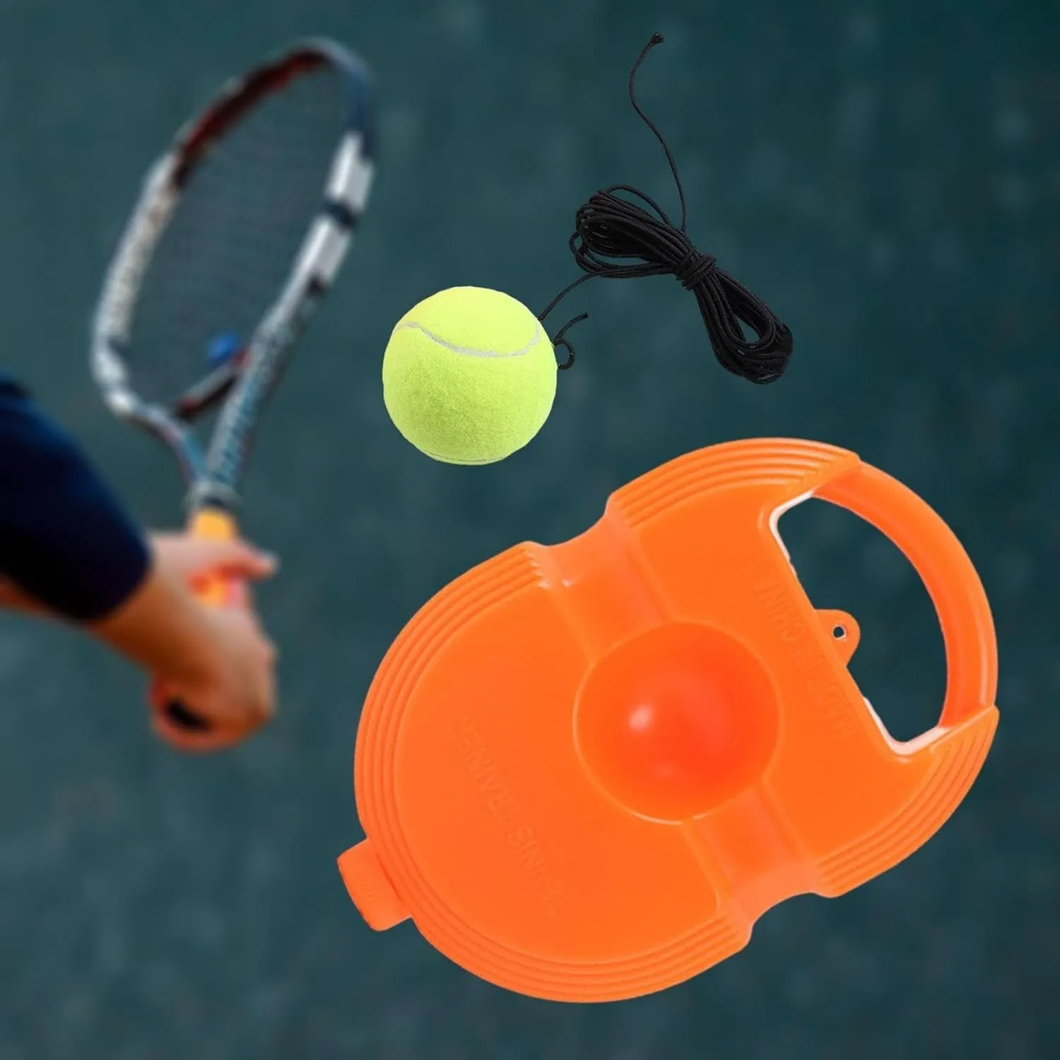 Summer special Gear, Tennis Training Ball for Convenient Tennis Tennis Adults Trainer with String, Practice Device Rebound Base Kids Expiring soon