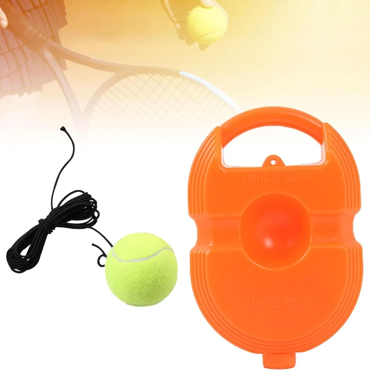 Summer special Gear, Tennis Training Ball for Convenient Tennis Tennis Adults Trainer with String, Practice Device Rebound Base Kids Expiring soon