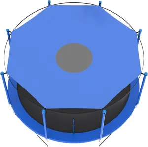 Sun-Protection Trampolines Canopy Anti-UV Sunshade Cover, 8/10/12/14/16Ft Trampolines Accessories for Outdoor Backyard Playground
