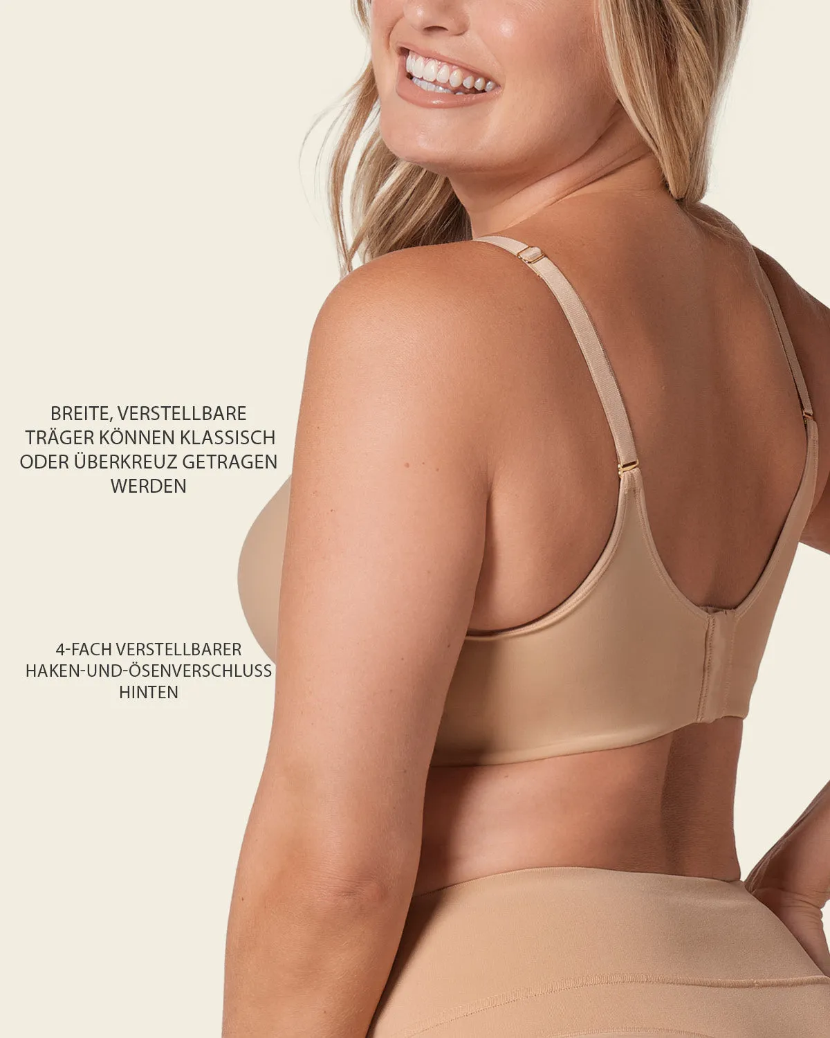 Supportive Contouring Bra with Underwire