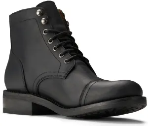 SUREWAY 6" Men's Lace-up Ankle Boots - Cap Toe, Captain Genuine Leather Lace up Chukka Boots for Men,Classic Comfort Oxford Style Footwear