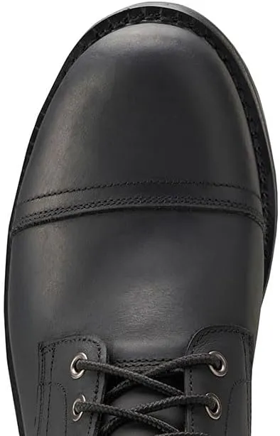 SUREWAY 6" Men's Lace-up Ankle Boots - Cap Toe, Captain Genuine Leather Lace up Chukka Boots for Men,Classic Comfort Oxford Style Footwear