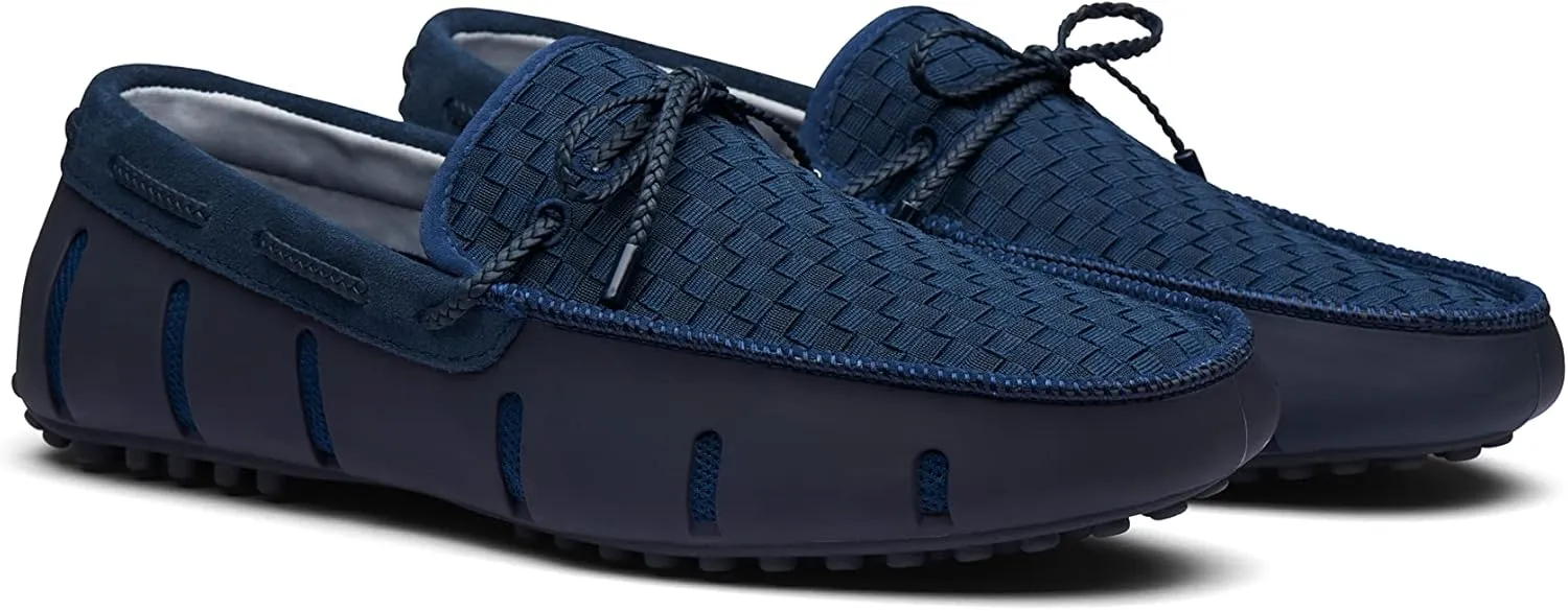SWIMS Mens Loafers, Mens Casual Slip-Ons Shoes for Summer, Comfortable Stylish Woven Driver Loafer, Fashion Shoe for Beach