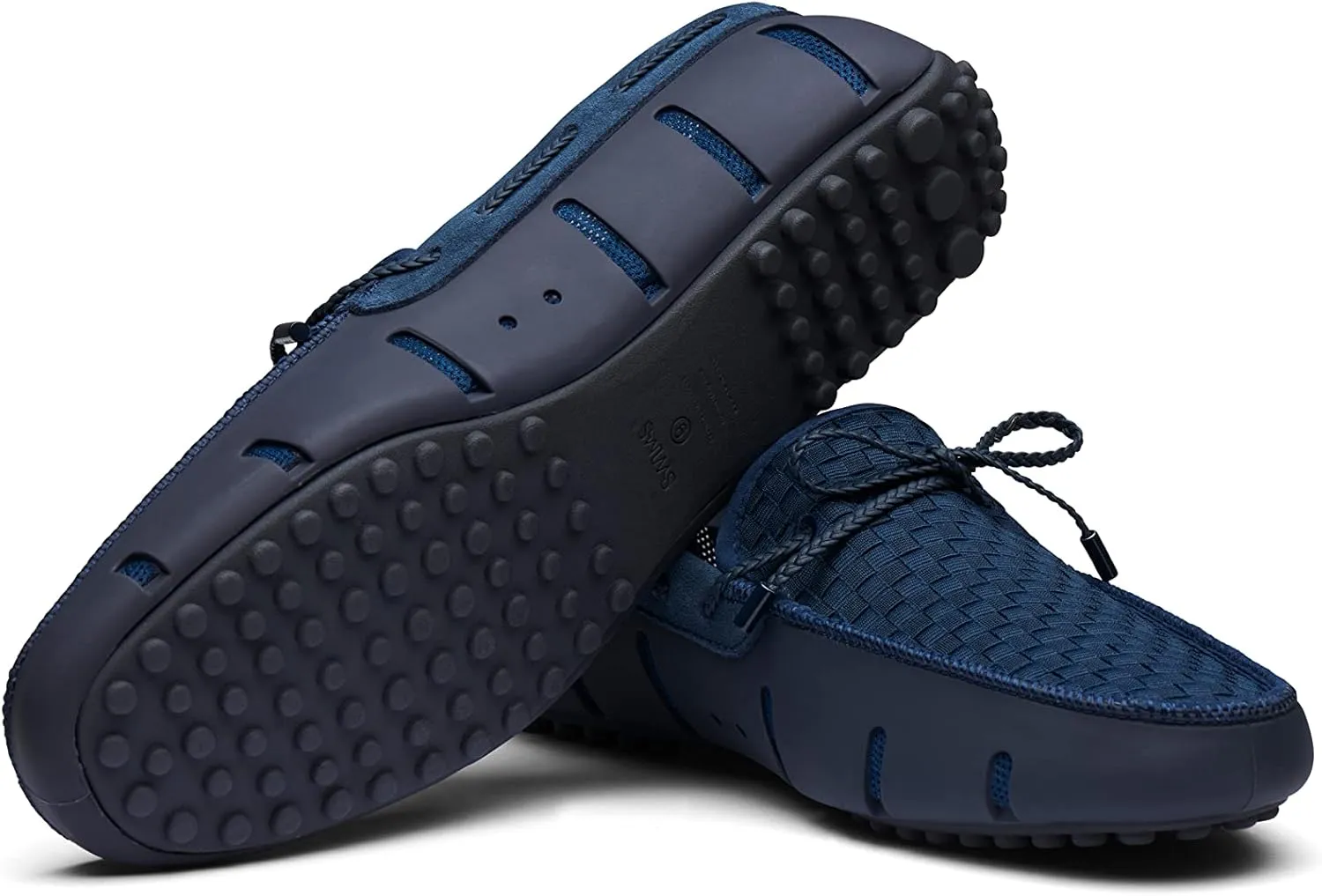 SWIMS Mens Loafers, Mens Casual Slip-Ons Shoes for Summer, Comfortable Stylish Woven Driver Loafer, Fashion Shoe for Beach