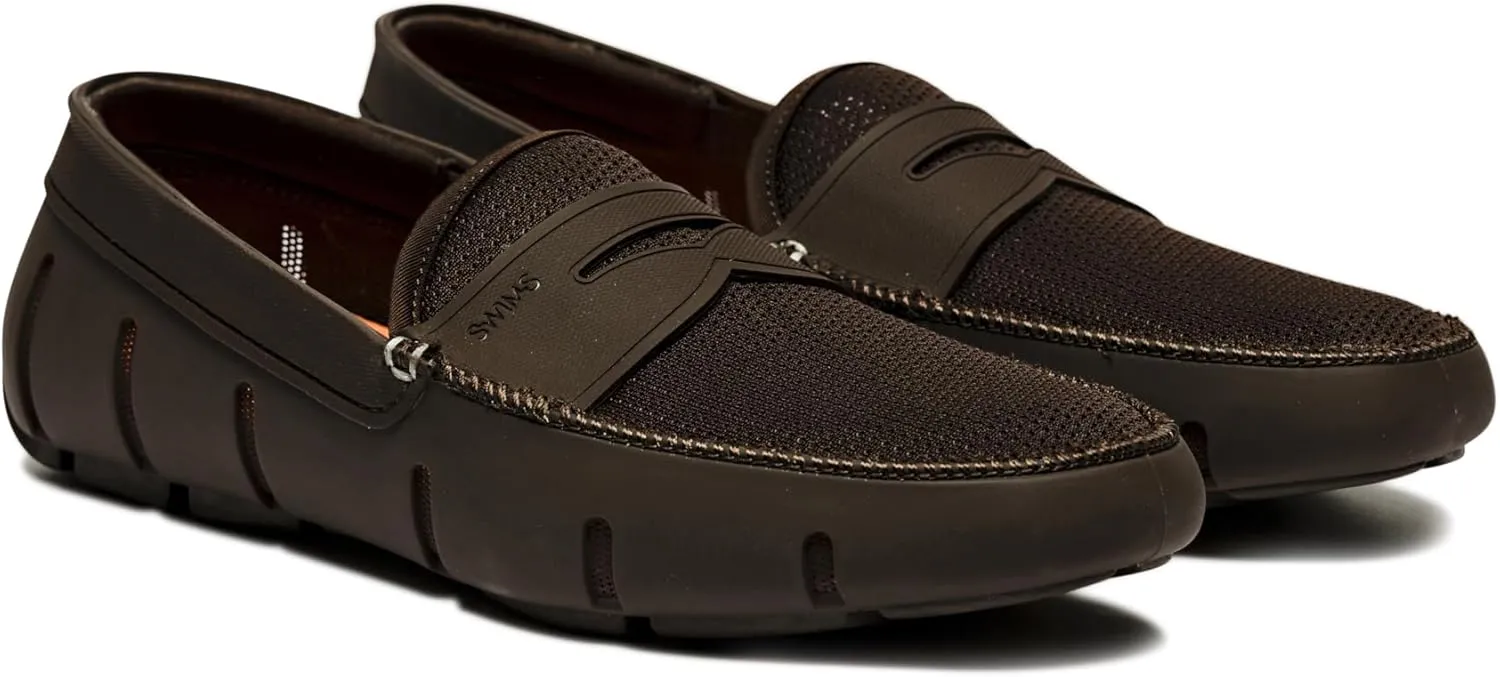 SWIMS Men's Penny Loafers Slip-On Moccasins Classic Boat/Deck Shoes for Men