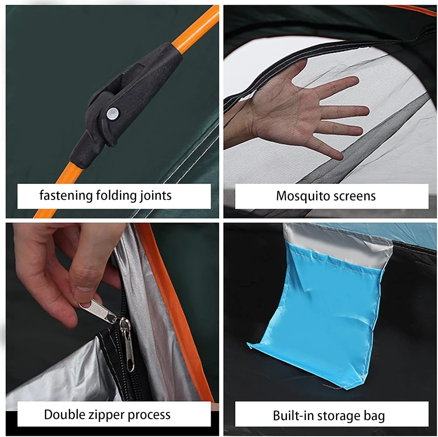 Tent for Backyard Weatherproof, Portable Family Tents for All Seasons, Tent for Camping Waterproof, Backpacking Tents 2 Person, for Traveling, Hiking, Outdoors