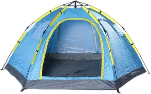Tent for Camping Camping Tent 4 with 2 Doors 2 Windows Automatic Pop Up Waterproof Instant Tent for Outdoor Hiking Large Space for Picnic Outdoors