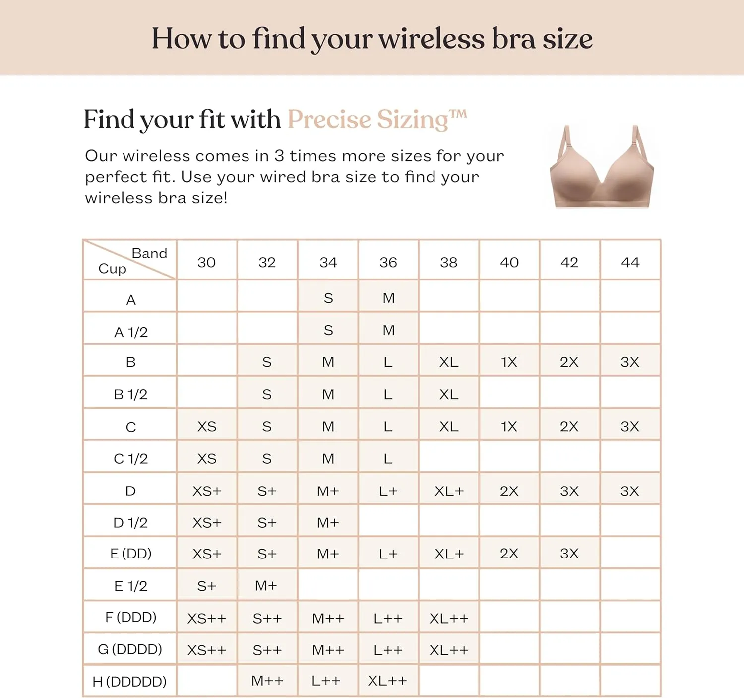 ThirdLove Form Fit Wireless Bra, Wire Free Bras with Support and Lift, Seamless, Comfortable Bras for Women, 2 PK Black/Taupe