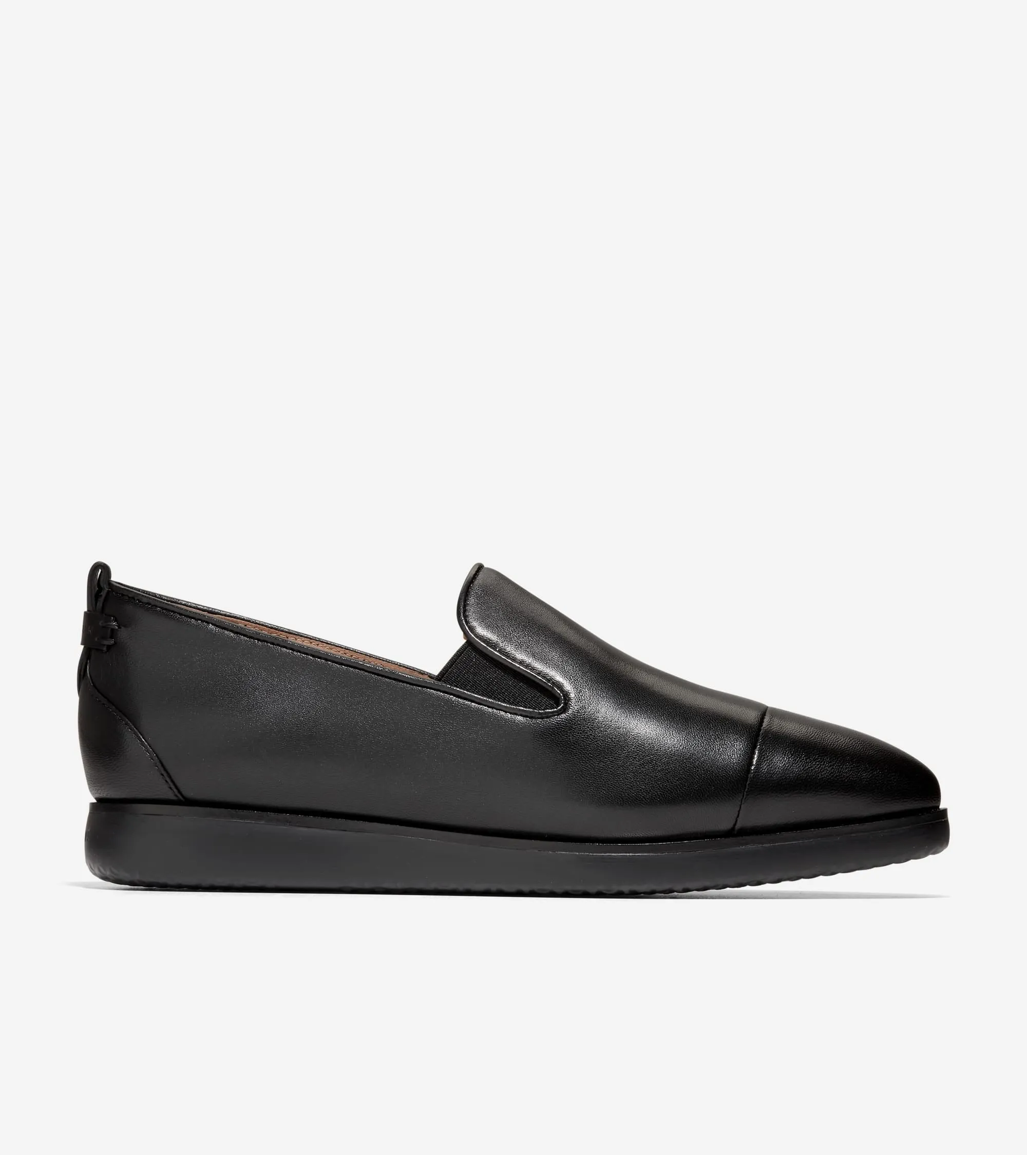 Toe Verified secure Ambition Haan Black/Black On Flat Grand Risk-free Loafers Pointed Shoes Slip Cole