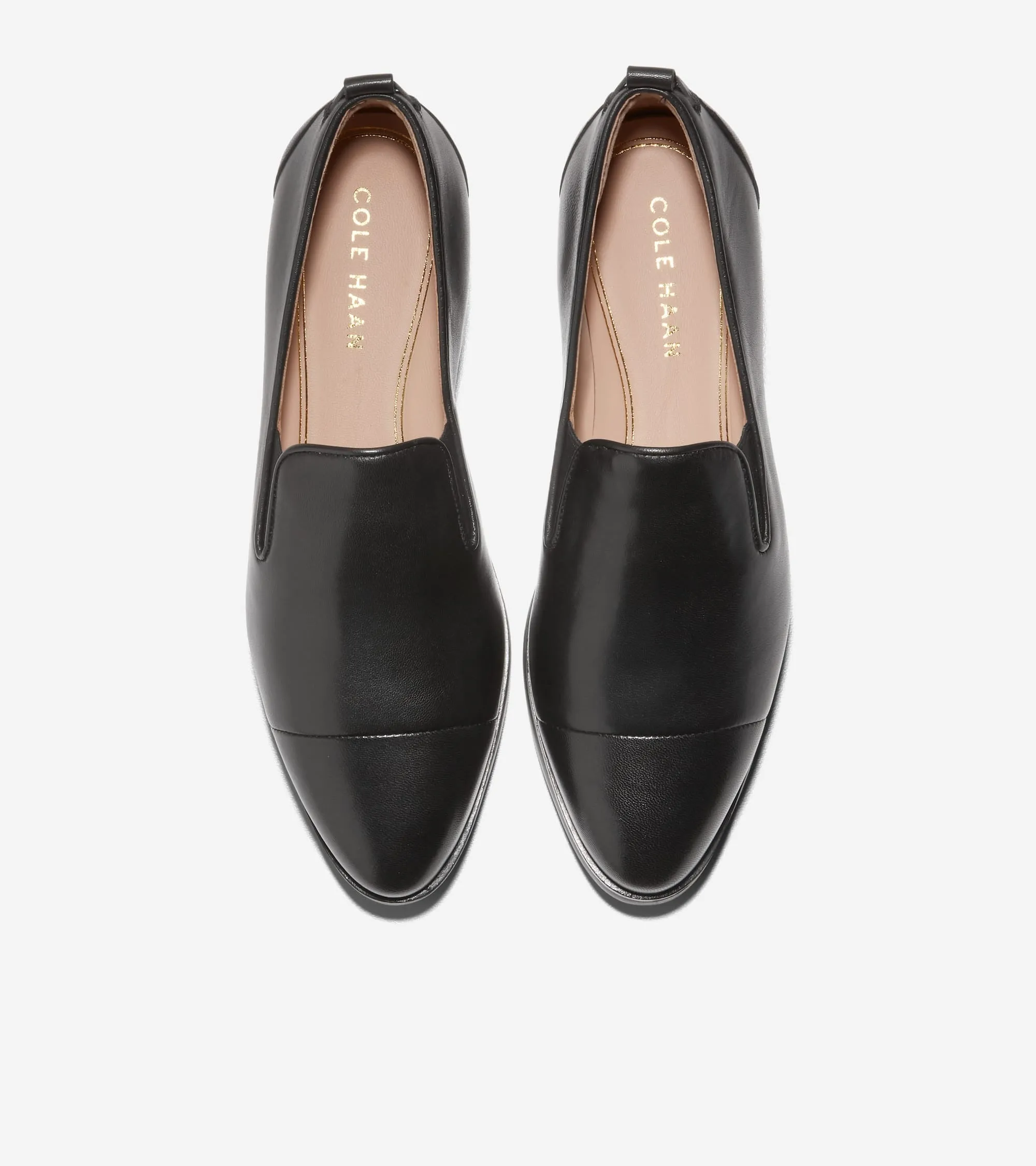 Toe Verified secure Ambition Haan Black/Black On Flat Grand Risk-free Loafers Pointed Shoes Slip Cole