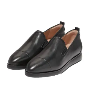 Toe Verified secure Ambition Haan Black/Black On Flat Grand Risk-free Loafers Pointed Shoes Slip Cole