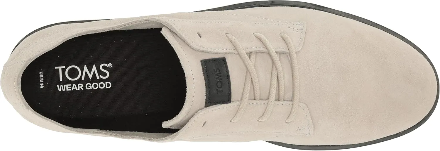 TOMS Mens Navi Travel Lite Lace Up Casual Shoes - Brown
