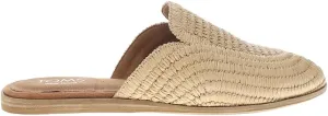 TOMS Womens Jade Raffia Mule Flats Casual - Beige