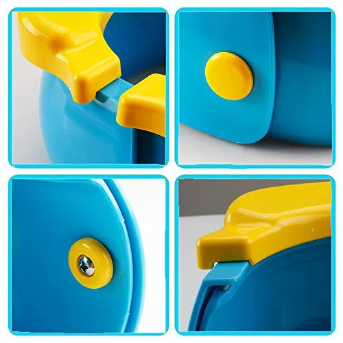 TOP19046 Potty Training Seat - Cute Banana Toilet Seat Trainer Portable Foldable Potty for Kids Boys Girls