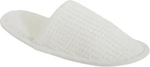 Towel City Unisex Waffle Mule Closed Toe Slippers