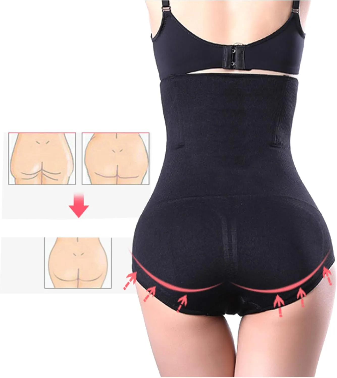 Tummy Control Shapewear Panty Girdle Tummy Control Underwear Women Waist Trainer Body Shaper Stomach Compression Tuck