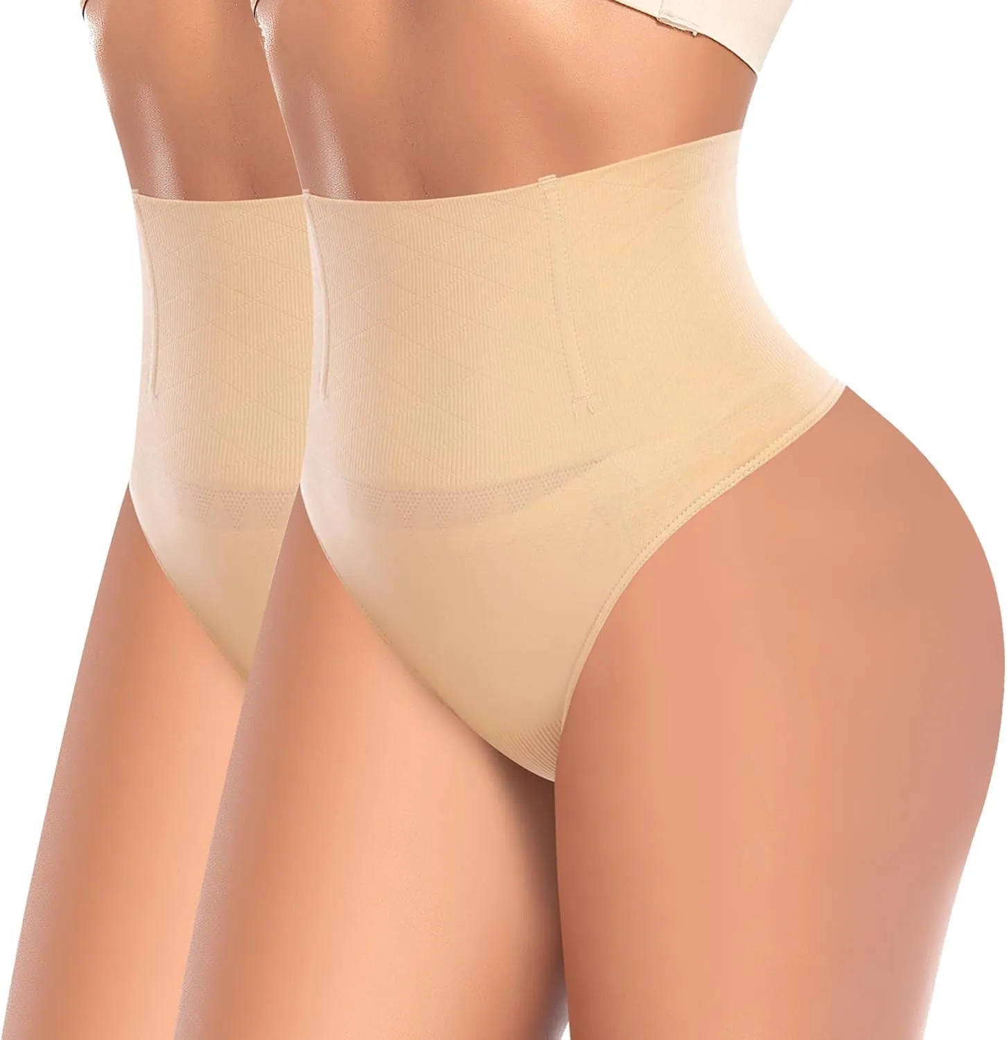 Tummy Control Thong Shapewear for Women High Waist Shaping Underwear Seamless Body Shaper Panties Girdle