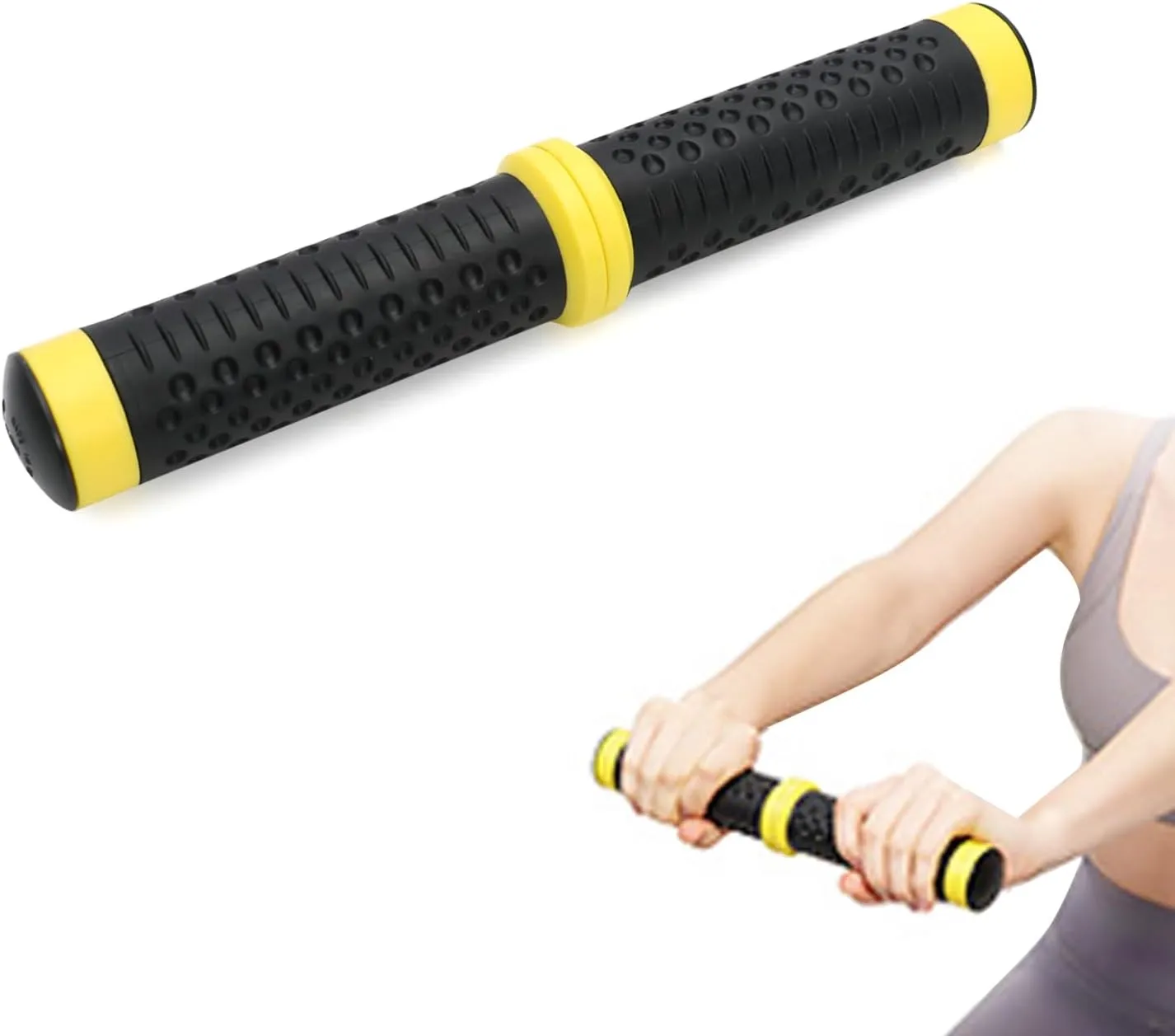 Twist Grip for Resistance Bar: Resistance Bar for Physical Therapy - Twist Grip Strength Trainer Hand Exerciser Bars Arm Wrist & Elbow Strengthener