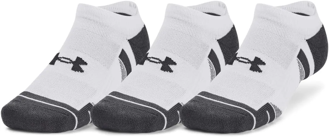 Under Armour Men's Trainer Socks, Black