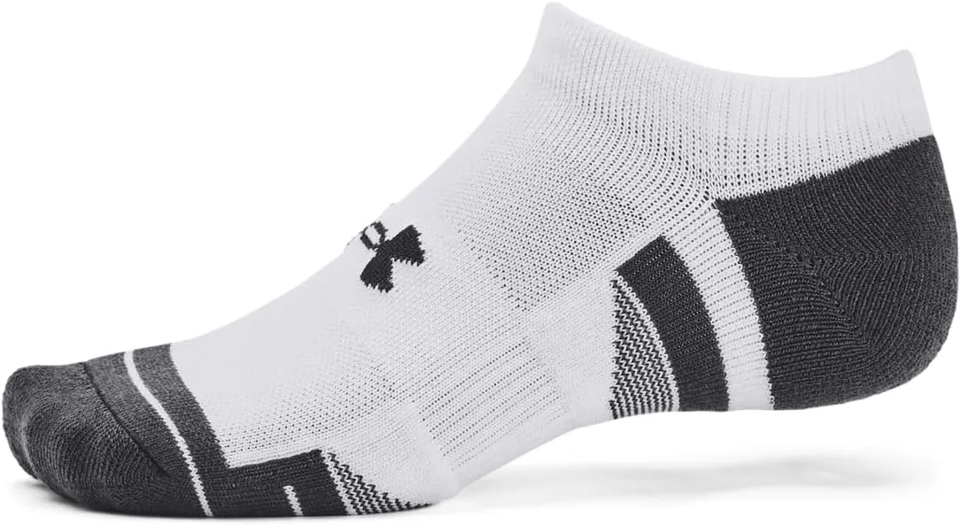 Under Armour Men's Trainer Socks, Black