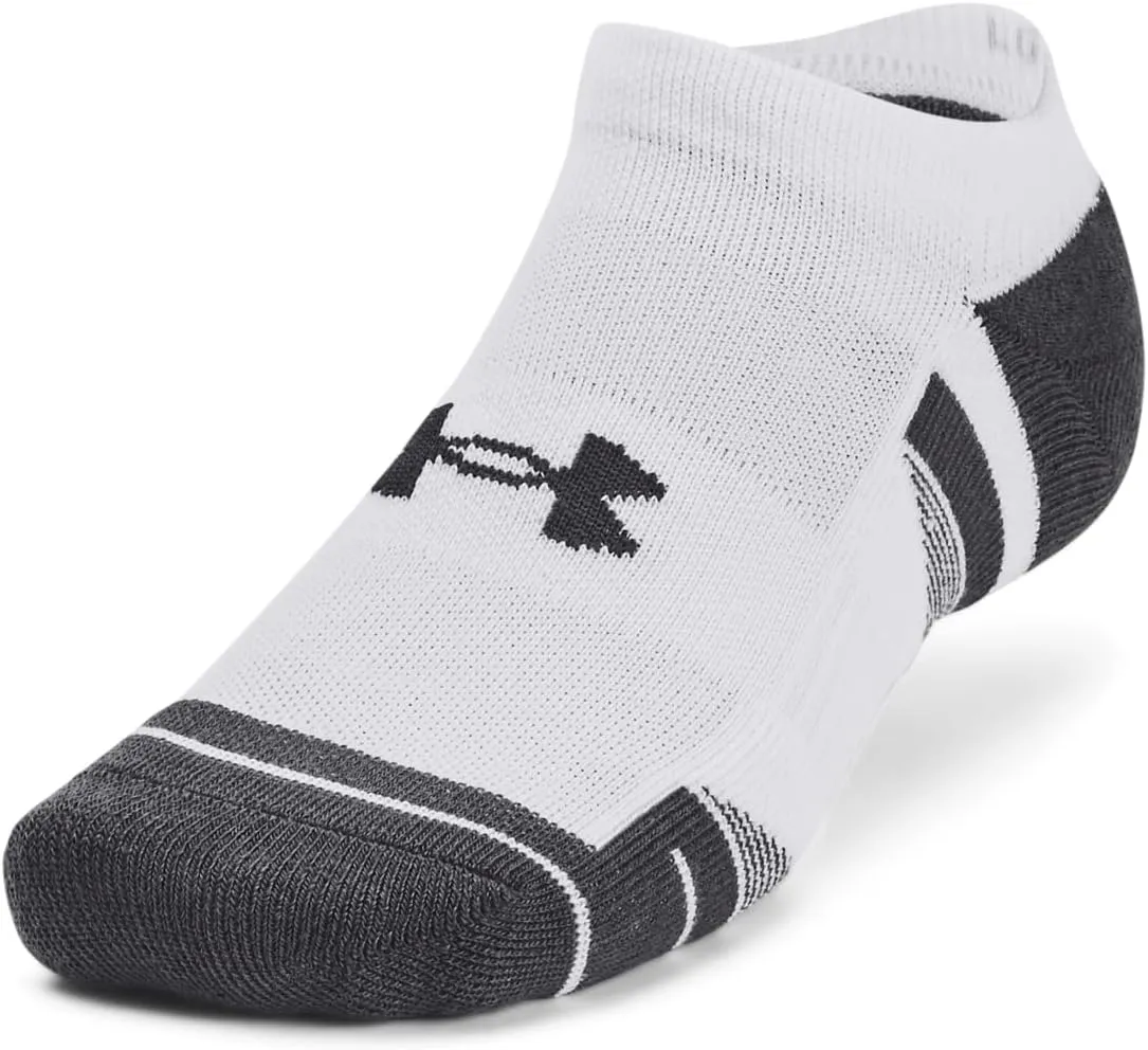 Under Armour Men's Trainer Socks, Black