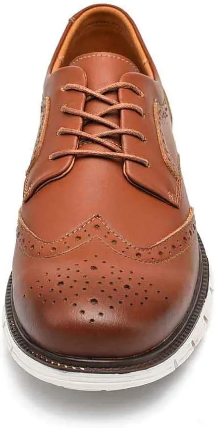 UPIShi Men's Hybrid Brogue Oxford Leather Lace-up Wingtip Dress Shoes