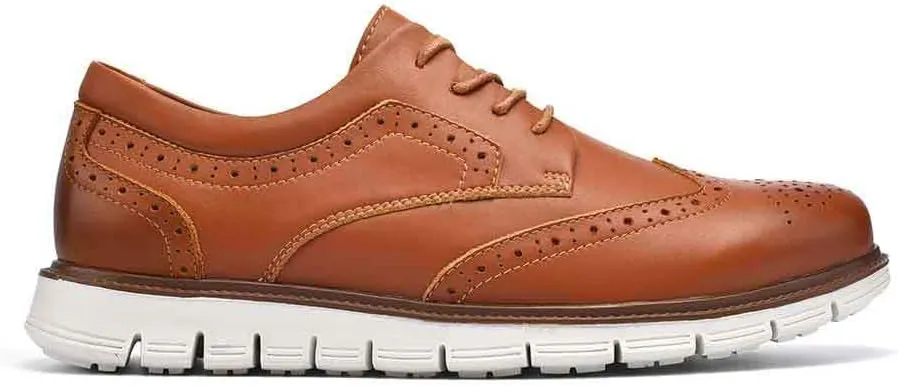 UPIShi Men's Hybrid Brogue Oxford Leather Lace-up Wingtip Dress Shoes