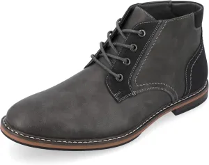 Vance Mens Franco Wide Width Tru Comfort Foam Lace-up Round Toe Chukka Boot