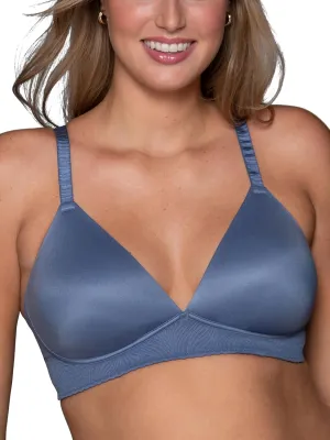Vanity Fair Women's Effortless Wireless Bra, Buttery Soft Fabric & Lightweight Memory Foam Cups up to DD