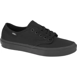 Vans Camden Stripe Laced Black / Black Canvas Trainer
