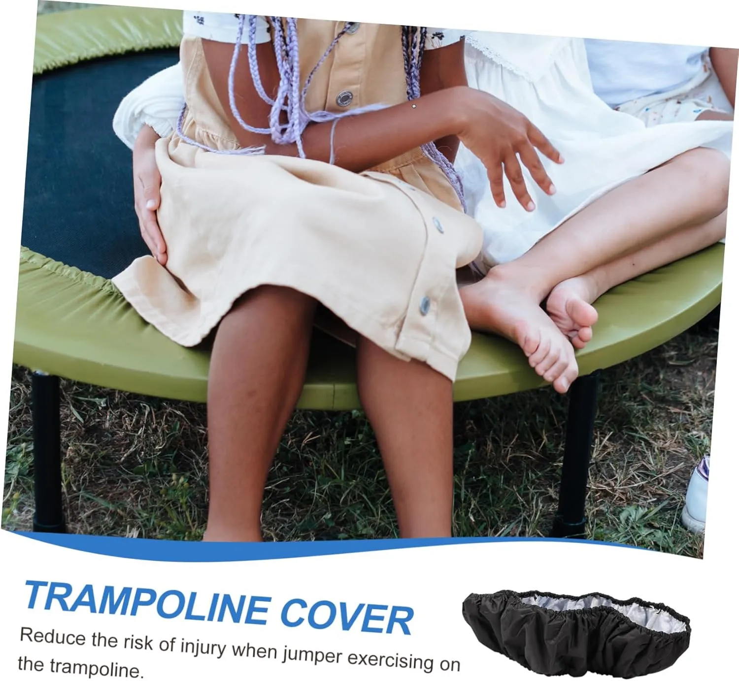 VICASKY Trampoline Protective Cover Protector Trampoline Protective Pad Indoor Trampolines Round Spring Pad
