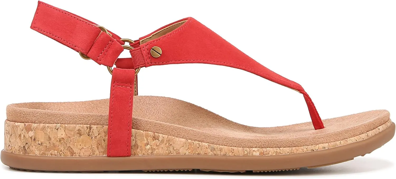 Vionic Women's Copal Kirra Fashionable Strappy Flat Sandals-Supportive Ladies Comfort Sandals That Includes a Concealed Orthotic Insole Sizes 5-12