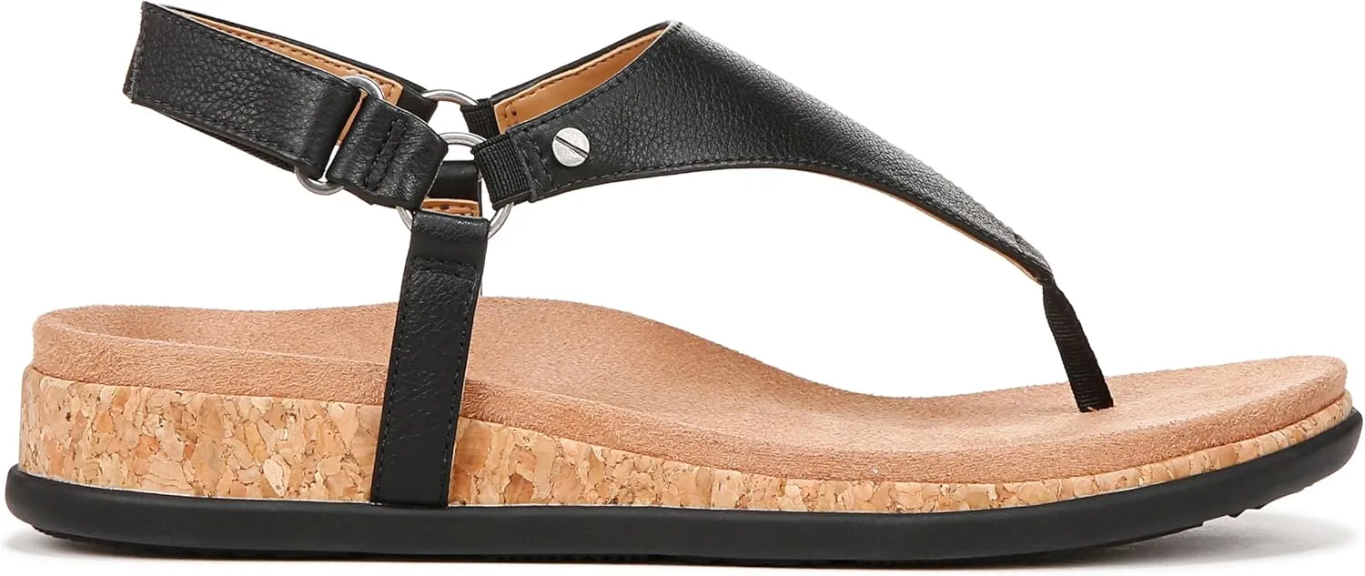 Vionic Women's Copal Kirra Fashionable Strappy Flat Sandals-Supportive Ladies Comfort Sandals That Includes a Concealed Orthotic Insole Sizes 5-12