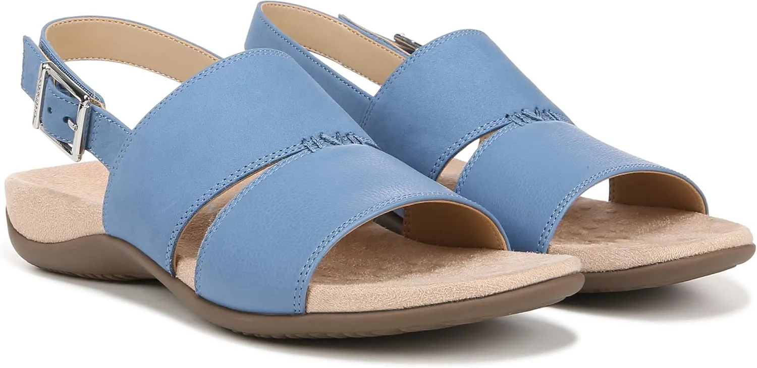 Vionic Women's Rest Morro Comfortable Flat Sandals- Supportive Dressy Sandals Comfort Shoes That Includes a Concealed Orthotic Insole Sizes 5-12