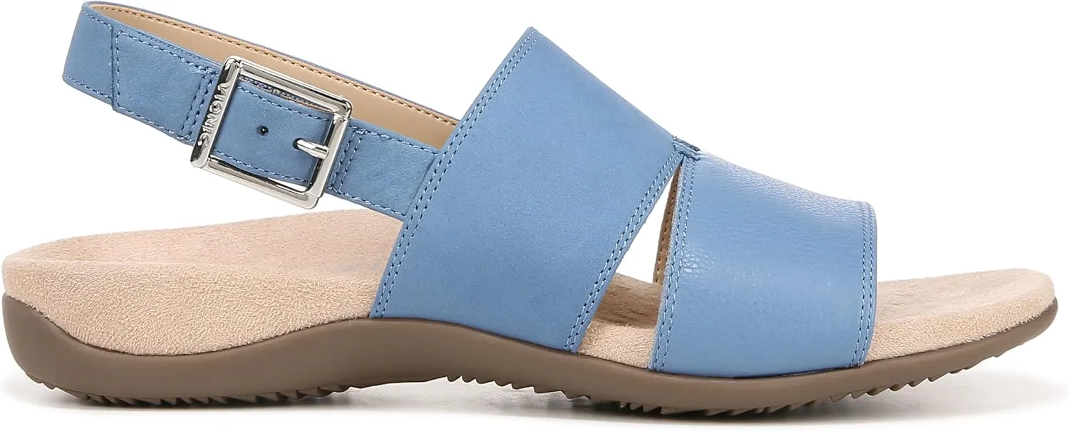 Vionic Women's Rest Morro Comfortable Flat Sandals- Supportive Dressy Sandals Comfort Shoes That Includes a Concealed Orthotic Insole Sizes 5-12