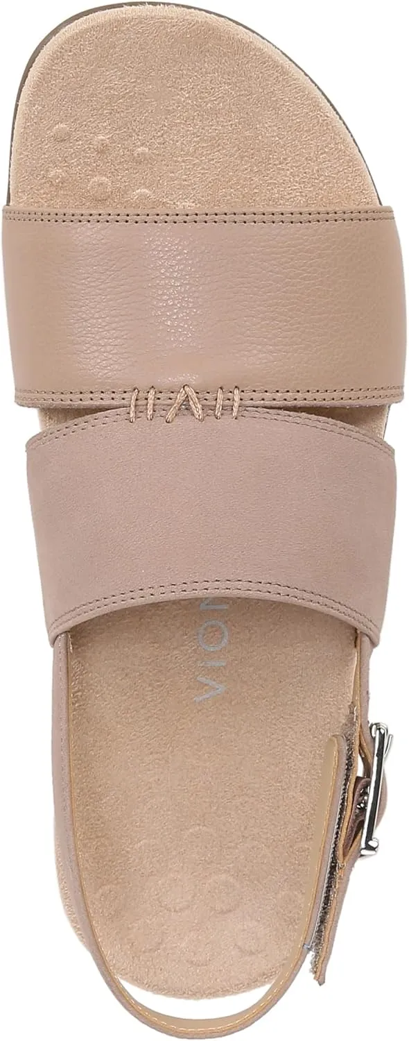 Vionic Women's Rest Morro Comfortable Flat Sandals- Supportive Dressy Sandals Comfort Shoes That Includes a Concealed Orthotic Insole Sizes 5-12