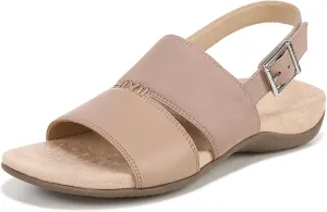 Vionic Women's Rest Morro Comfortable Flat Sandals- Supportive Dressy Sandals Comfort Shoes That Includes a Concealed Orthotic Insole Sizes 5-12