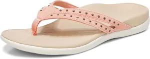 Vionic Women's Tide Tasha Toe-Post Slide Sandal - Supportive Ladies Orthotic Sandals that Include Three Zone Comfort with Arch Support- Flip Flop for Ladies, Medium Fit, Sizes 5-12