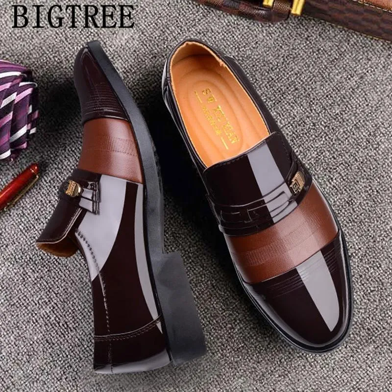 wedding dress suit formal shoes men loafers men slip on men dress shoes business shoes men oxford leather zapatos hombre vestir