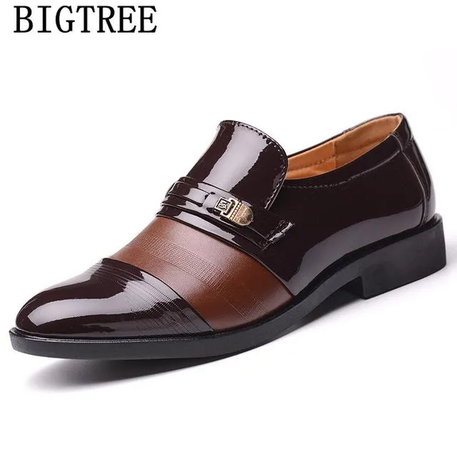 wedding dress suit formal shoes men loafers men slip on men dress shoes business shoes men oxford leather zapatos hombre vestir