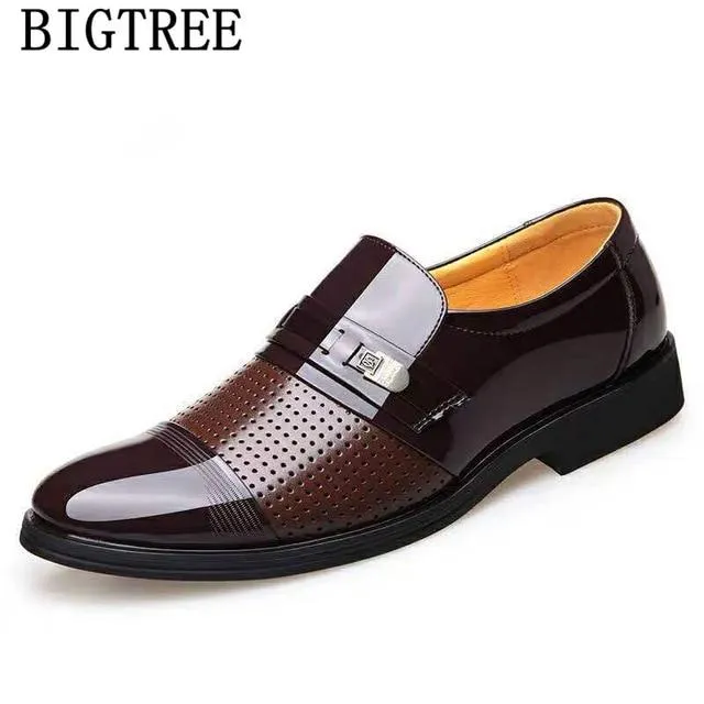wedding dress suit formal shoes men loafers men slip on men dress shoes business shoes men oxford leather zapatos hombre vestir