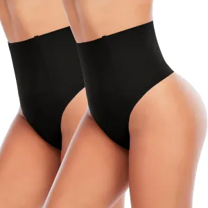 Werena Tummy Control Thong Shapewear for Women Seamless Shaping Thong Panties Body Shaper Underwear