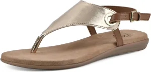 WHITE MOUNTAIN Women's London Flat Sandal