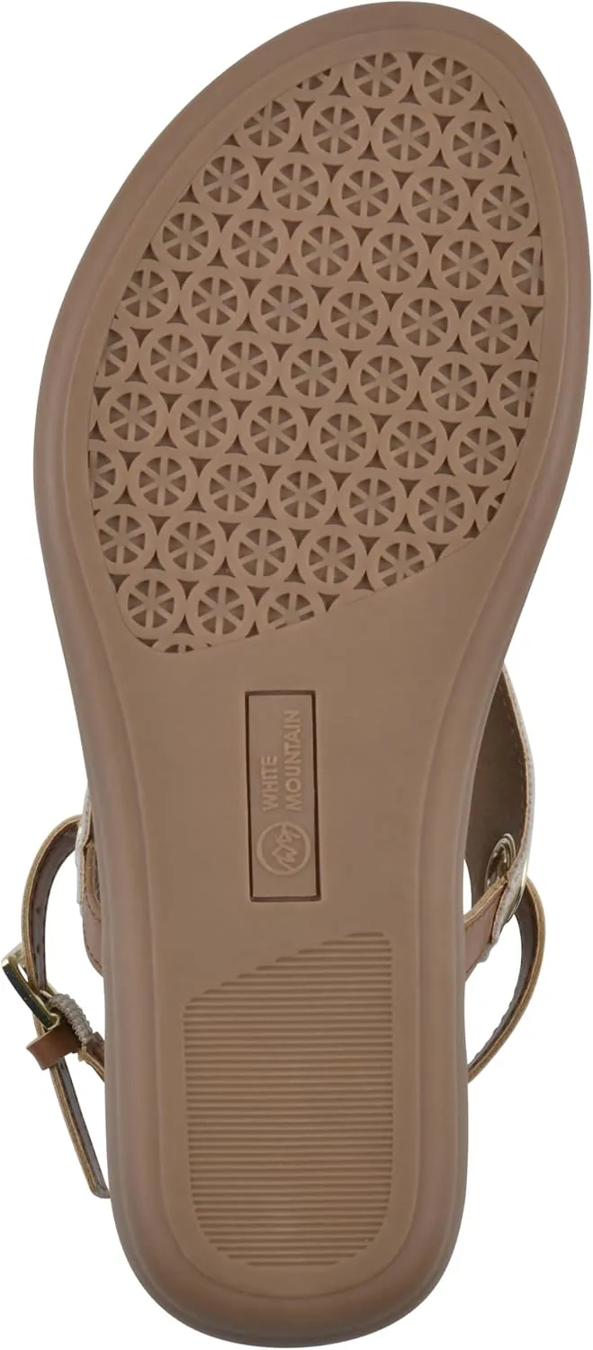 WHITE MOUNTAIN Women's London Flat Sandal
