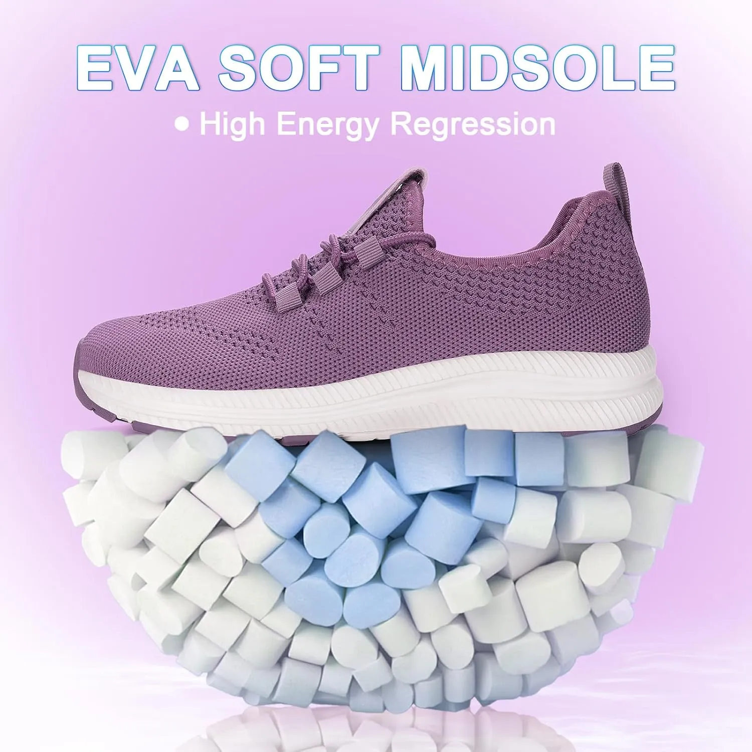 Wide Toe Box Shoes Women Non-Slip Wide Width Sneakers Ultra Light Extra Wide Road Running Shoes for Women Breathable Tennis Walking Gym Workout Trainer 5.5-11.5