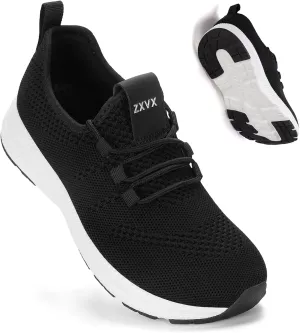 Wide Toe Box Shoes Women Non-Slip Wide Width Sneakers Ultra Light Extra Wide Road Running Shoes for Women Breathable Tennis Walking Gym Workout Trainer 6-12