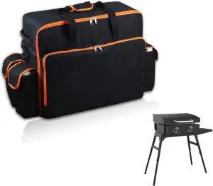 WOMACO 22 inch Griddle Carry Bag for Blackstone 22 Griddle with Hood Lid and Stand, Heavy Duty Portable Tabletop Griddle Carrying Bag for Travel, Weather Resistant BBQ Grill Carry Case