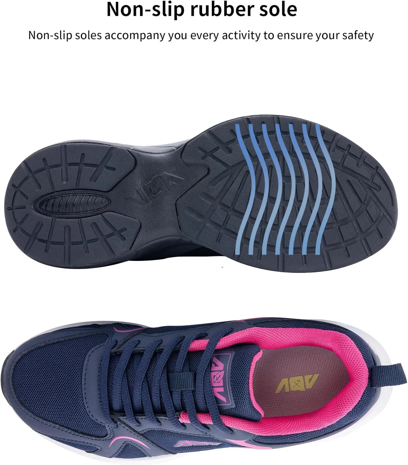 Women Arch Support Walking Shoes Orthotic Sneakers for Plantar Fasciitis Air Tennis Running Shoes